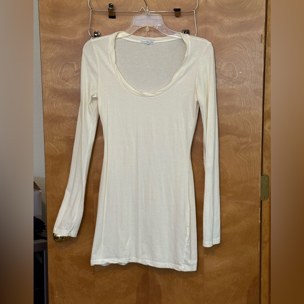 New James Perse long sleeve tunic top dress xs